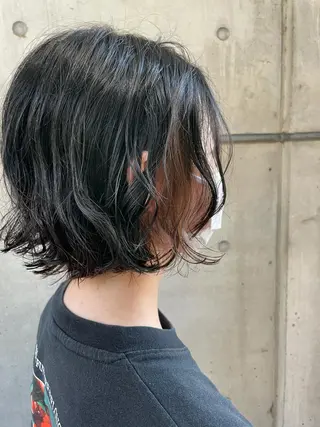 ミディアム カラー パーマ 銀座No.1髪質改善 縮毛矯正/本木のヘアスタイル