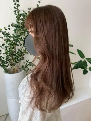 ロング カラー 【淡色color/ nail】maikoのネイルデザイン