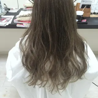 ロング カラー パーマ ヘアアレンジ メンズ キッズ ネイル マツエク・マツパ Lien 深井店のヘアスタイル