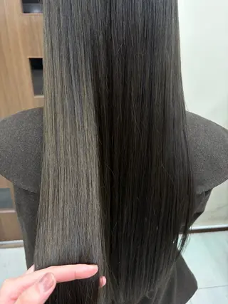 ロング カラー ハタエクルミ/辻堂 /ワンカラー🍀*゜のヘアスタイル