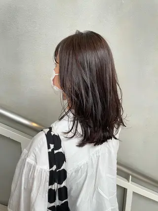 セミロング カラー 沖縄/ヘアアレンジ /ナカノのヘアスタイル