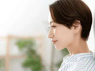 ミディアム 白髪染め専門店 Recolorなおこのヘアスタイル