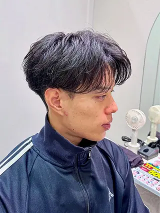 パーマ メンズ 🟦横浜駅メンズパー マ｜小上馬淳司🟦のヘアスタイル
