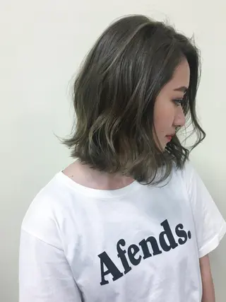 ミディアム カラー Beach 代表 KENTAのヘアスタイル