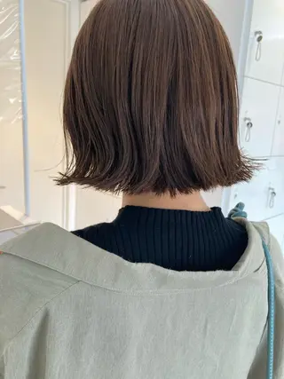 ミディアム カラー 田中 あかねのヘアスタイル