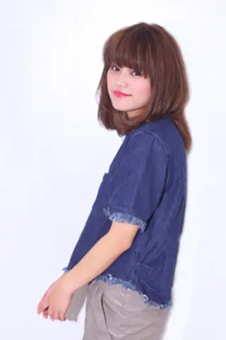 セミロング ボブ/レイヤー/ nanamiのヘアスタイル