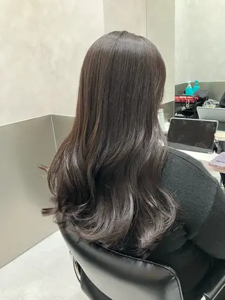 ロング カラー 💖ブリーチなし透明 感💖ASAHIのヘアスタイル