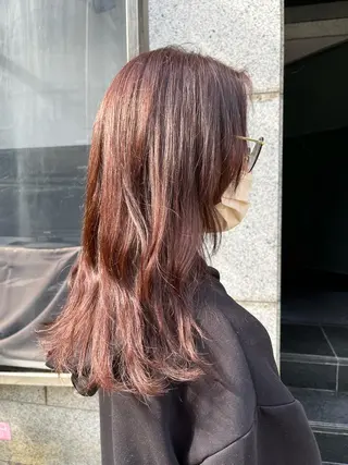 ロング カラー 韓国好き🇰🇷 美容師MIKUのヘアスタイル