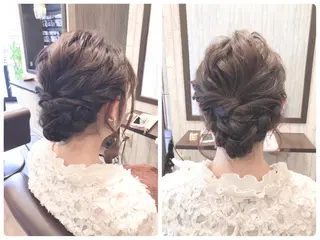 セミロング ヘアアレンジ 髪質改善💍 natsukiのヘアスタイル