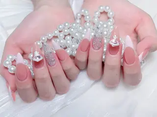 ネイル M🌷nail 長さだし専門店のネイルデザイン