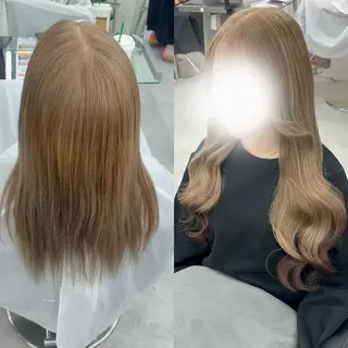 ロング 羽エクステ/シール エクステ/横浜駅5分のヘアスタイル