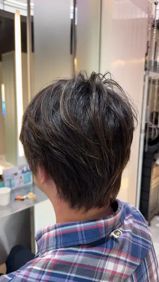 カラー メンズ ジャンクロードビギン 下北沢店所属・ルナ/モデル募集🎀 /バレイヤージュのヘアスタイル