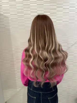 ロング シールエクステ KUMA🧸のヘアスタイル