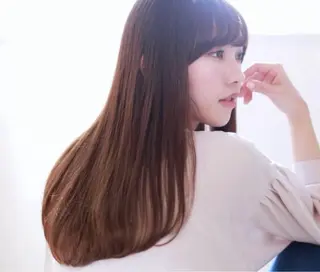 ロング パーマ 骨格/顔型/伏見/ 佐藤 里菜のヘアスタイル