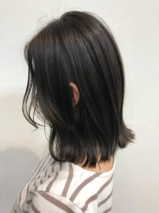 ミディアム カラー ヘアアレンジ ❣️倉敷❣️美髪 カラー能登一成のヘアスタイル