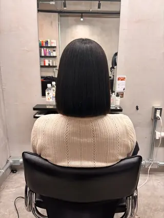 ミディアム カラー Riho カットモデル様募集中のヘアスタイル