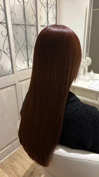 セミロング カラー 似合わせ 顔周りYUUGAのヘアスタイル