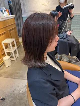 セミロング 髪質改善/ボブ /韓国/erikoのヘアスタイル
