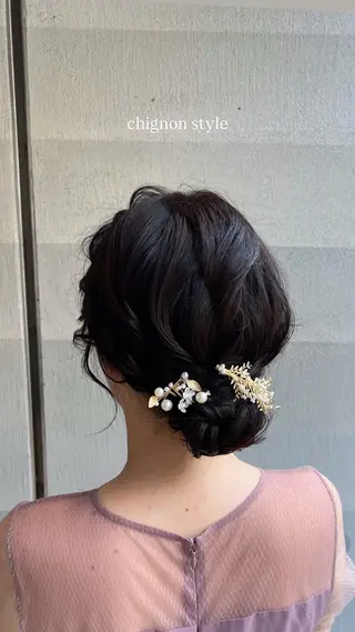 ヘアアレンジ ふわモテ/艶カラー yuki♡♡のヘアスタイル
