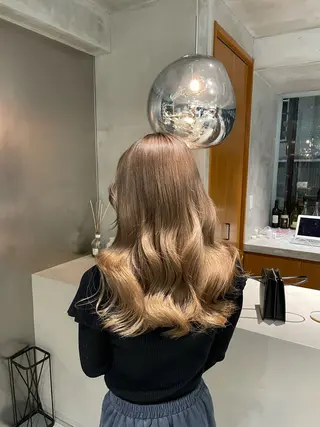 セミロング カラー 後藤 香乃のヘアスタイル