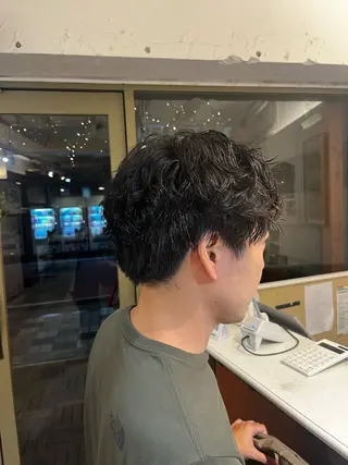 ショート パーマ メンズ 臺 佳連のヘアスタイル