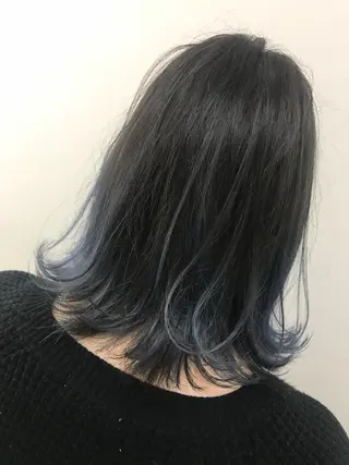 ミディアム カラー Rayt hair レイトヘアーのヘアスタイル
