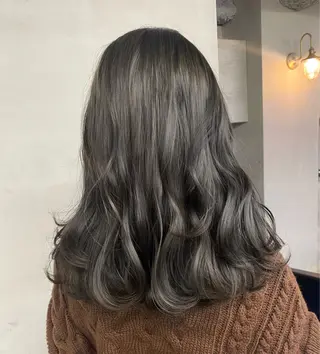 ロング カラー 新宿/韓国ヘア/ 髪質改善ストレートのヘアスタイル
