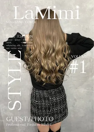ロング カラー La Mimiのヘアスタイル