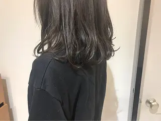 ミディアム カラー ヘアアレンジ 吉田 早織のヘアスタイル