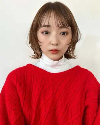 ショート カラー メンズ/パーマ /レディース髪質改善のヘアスタイル