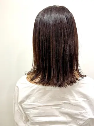 ミディアム カラー 肌に馴染むカラー 梅田・増田のヘアスタイル