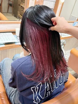 ミディアム 🌸小島友梨香🌸 ブリーチカラーのヘアスタイル