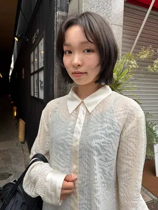 ショート レイヤー/暖色/ 髪質改善/永礼芳果のヘアスタイル