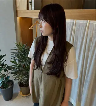 ロング カラー レイヤー/ボブパーマ /垢抜け/タクミのヘアスタイル