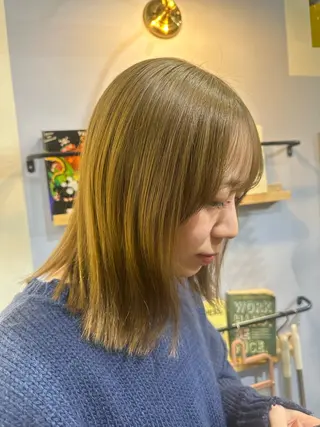 ミディアム 赤熊 咲良 🦔ྀིのヘアスタイル