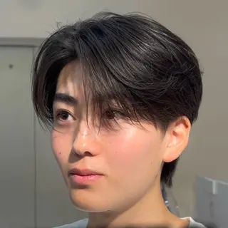 ショート パーマ メンズ 吉祥寺/ダウンパーマ メンズ韓国ヘア/桑本のヘアスタイル