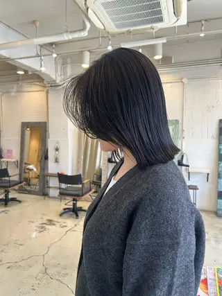 ミディアム 玉造✲谷六 田村穂香のヘアスタイル