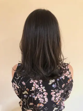 ミディアム カラー マンツーマン半個室 tamuraのヘアスタイル