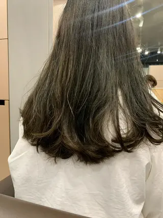 カラー ボブパーマコテ巻き風 パーマNo1深江秀平のヘアスタイル