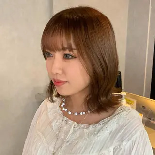 ミディアム ♡派手髪カラー♡ 🅝🅐🅝🅐のヘアスタイル