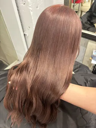 ロング カラー ハイトーン/ダブル カラー/akihoのヘアスタイル