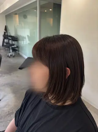 ミディアム カラー sweep ひなのヘアスタイル