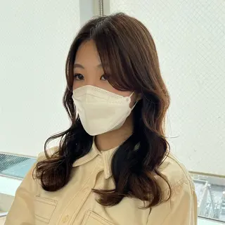 ロング パーマ 早朝セット☀️ レイヤー/Momoのヘアスタイル