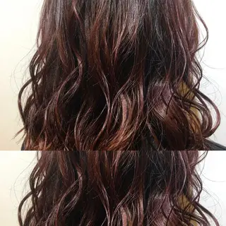 セミロング カラー box mico. mutsumiのヘアスタイル