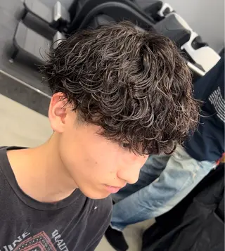 ショート パーマ メンズ 松下 友希 【fifth】のヘアスタイル