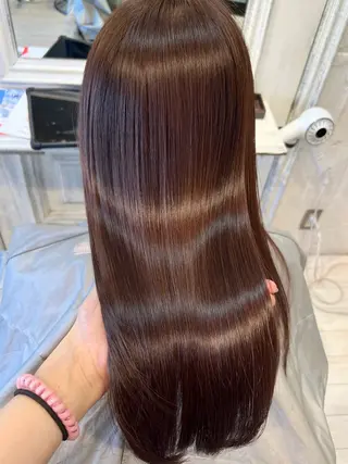 ロング 艶髪カラー️🫧 髪質改善特化👒莉子のヘアスタイル