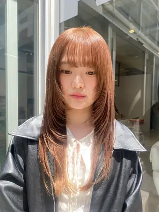 ロング 🌈🧡ヤマダ ヒロナ🌈🧡のヘアスタイル