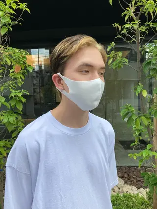 メンズ ✨色持ちの良い艶 カラー✨蟹江真世のヘアスタイル