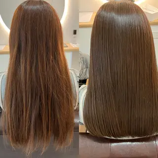 ロング カラー ヘアアレンジ キッズ 横浜関内髪質改善 re:Magoのヘアスタイル