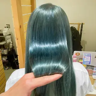 ロング カラー ✨髪質改善🎨 杉本賢人のヘアスタイル